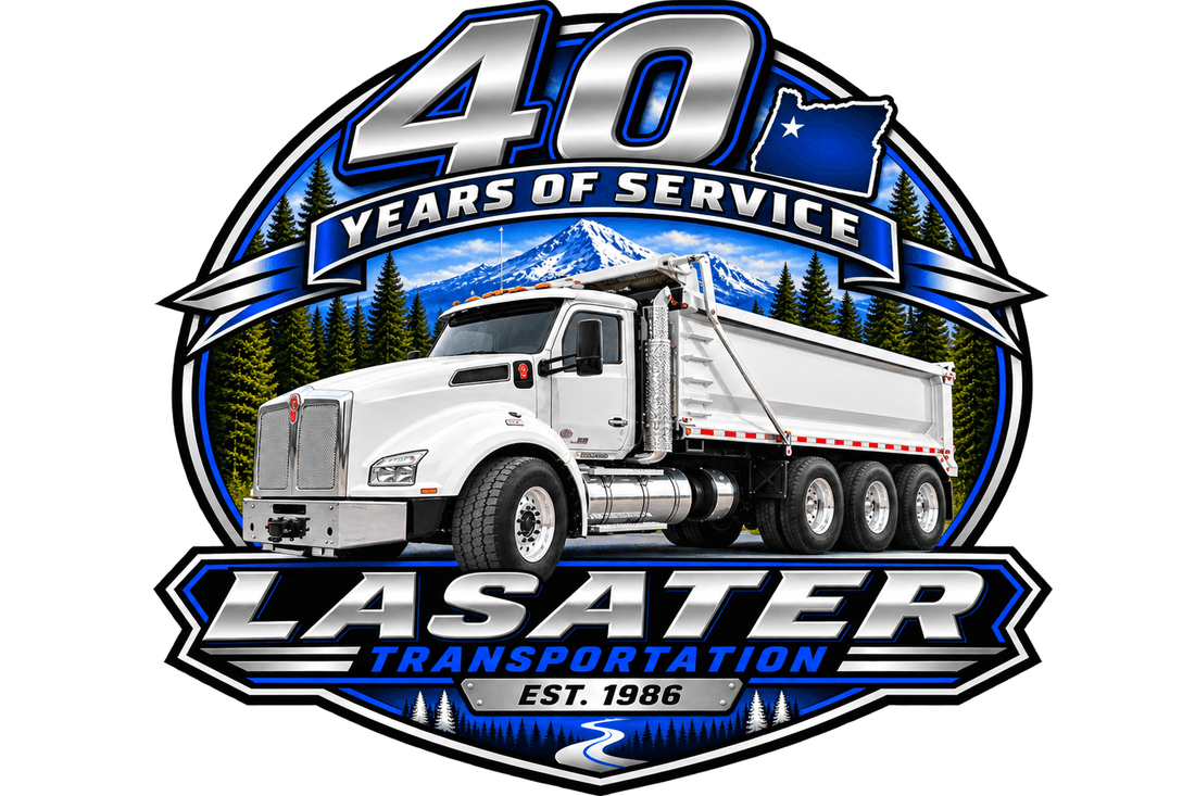 Lasater Transportation 40 Years of Service badge